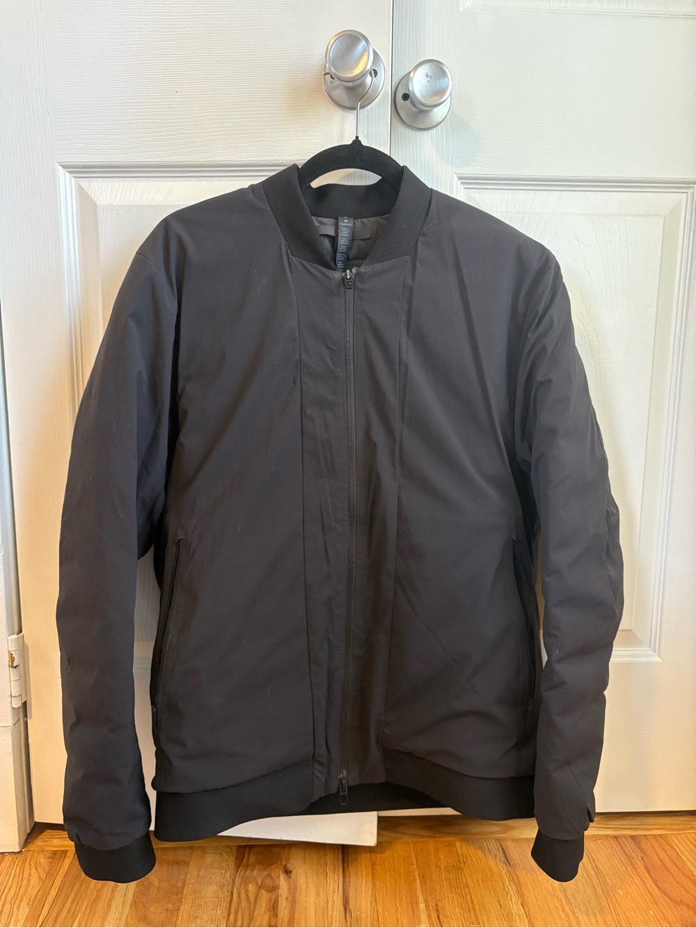 Lululemon Men's Black Down Bomber Jacket